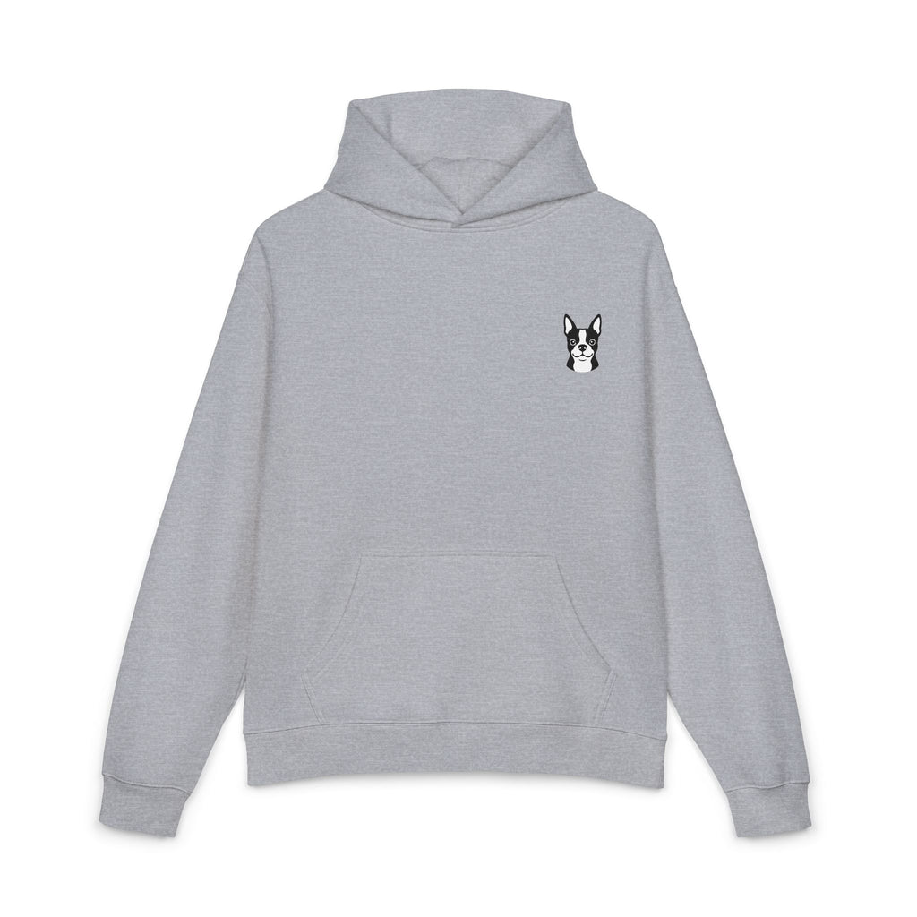 Front · Athletic Heather · Relaxed Hoodie