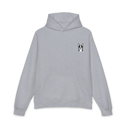 Front · Athletic Heather · Relaxed Hoodie