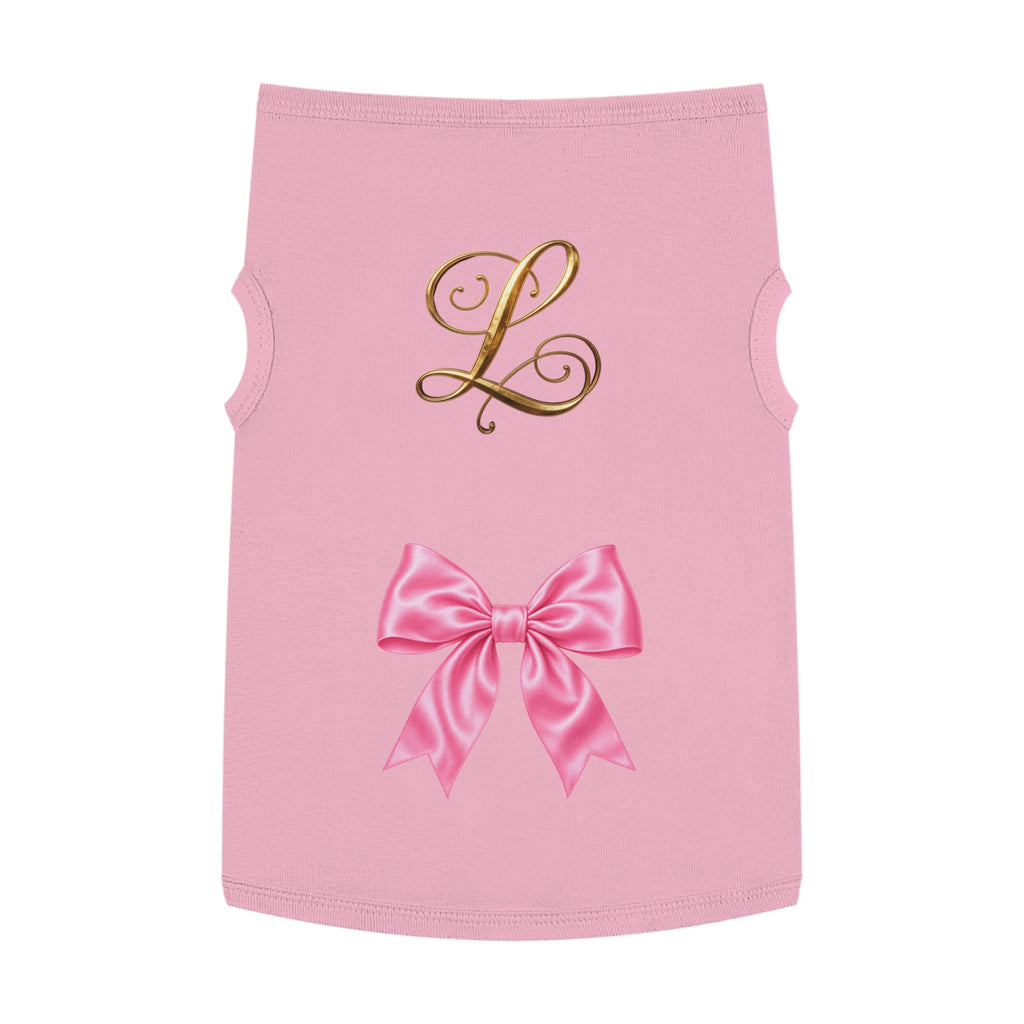 Printed side · Pink · Pet Tank Top