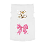 Printed side · White · Pet Tank Top