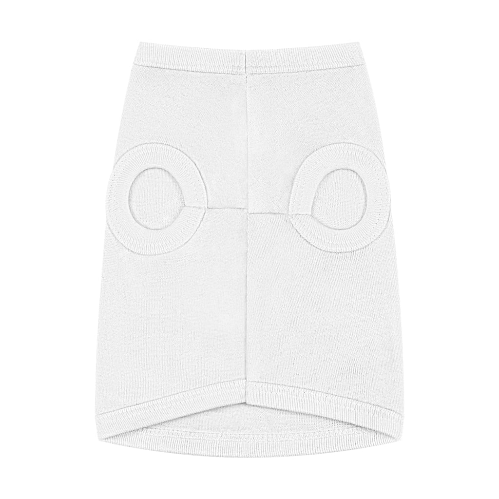 Underside · White · Pet Tank Top