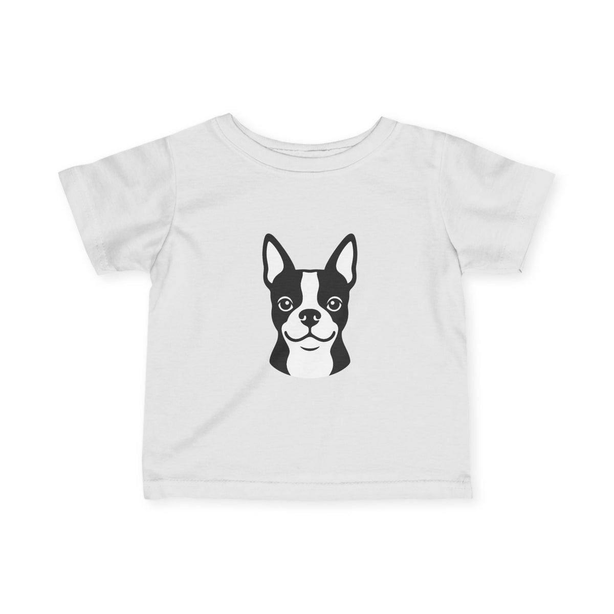 Front · White · Iconic Mini Dog Tee