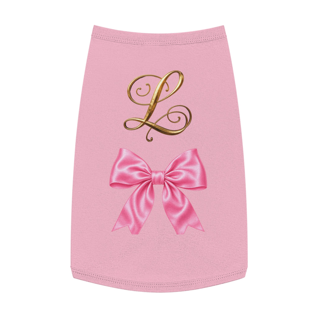 Printed side · Pink · Pet Tank Top