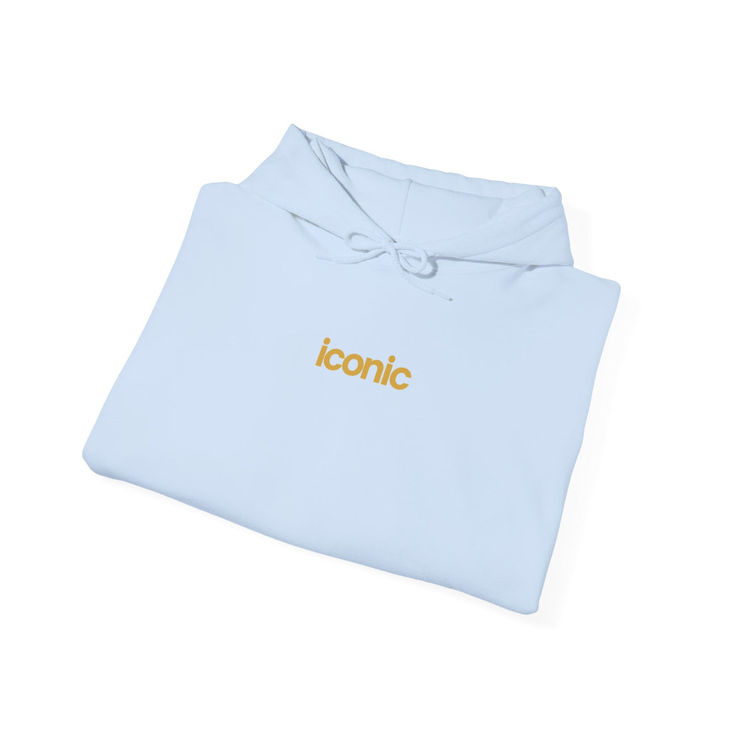 Front detail · Light Blue · Unisex Heavy Blend™ Hooded Sweatshirt