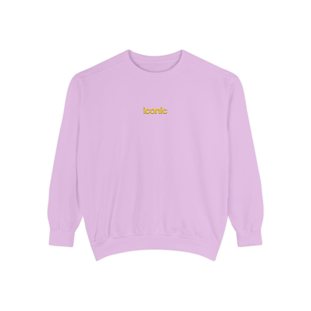 Front · Orchid · Unisex Garment-Dyed Sweatshirt