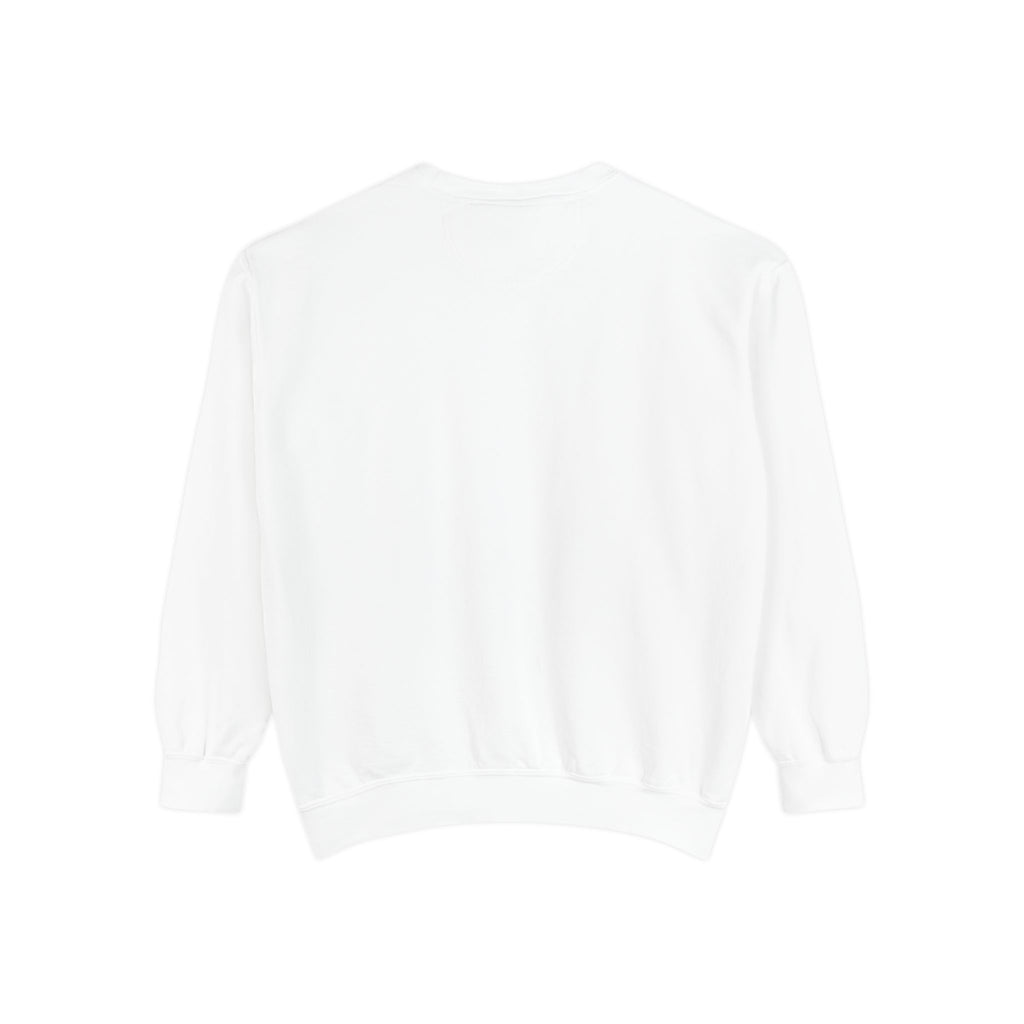 Back · White · Unisex Garment-Dyed Sweatshirt