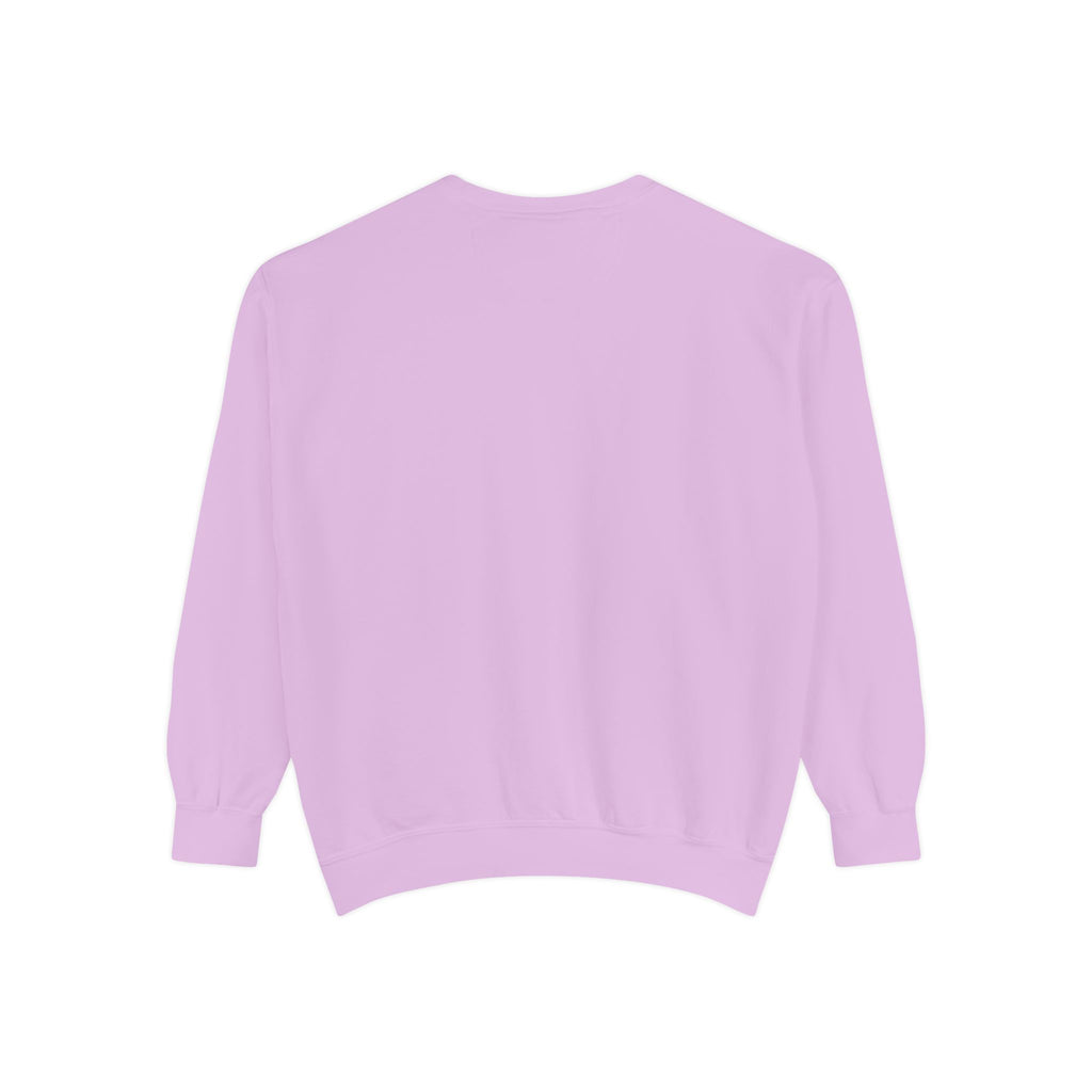 Back · Orchid · Unisex Garment-Dyed Sweatshirt