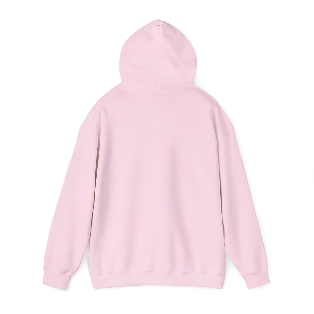 Back with hood up · Light Pink · Unisex Heavy Blend™ Hooded Sweatshirt