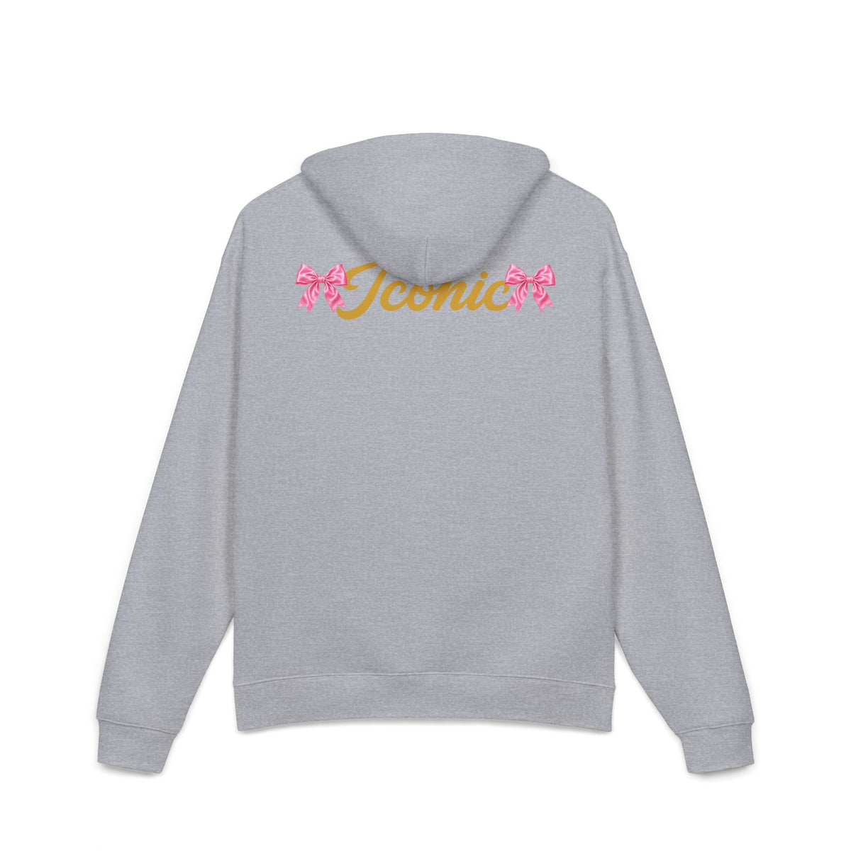 Back · Athletic Heather · Relaxed Hoodie