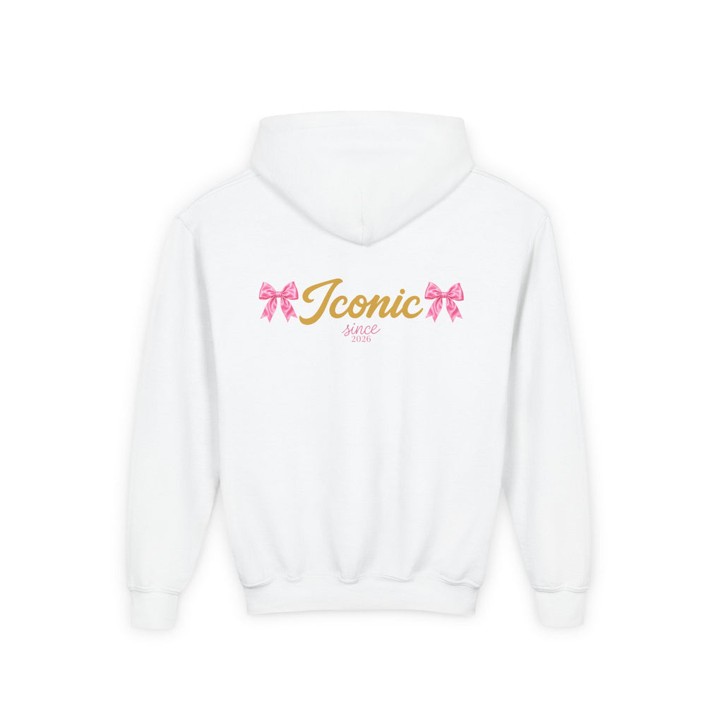Back · White · Iconic Since 2026 Hoodie