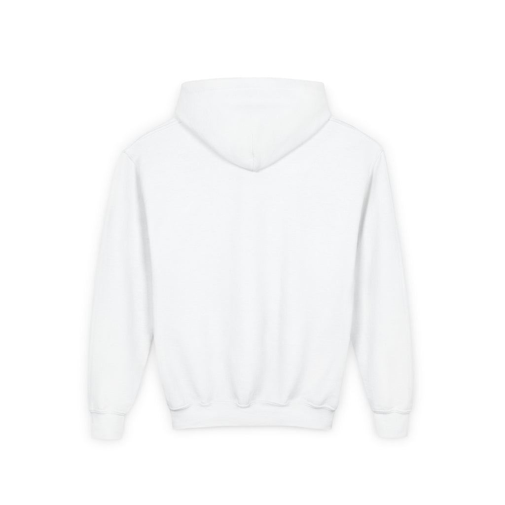 Back · White · Youth Heavy Blend Hooded Sweatshirt