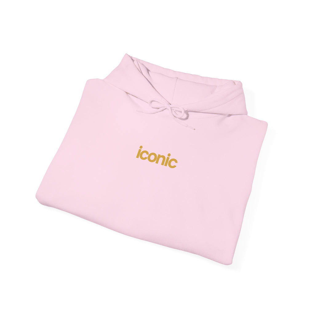 Front detail · Light Pink · Unisex Heavy Blend™ Hooded Sweatshirt