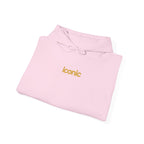 Front detail · Light Pink · Unisex Heavy Blend™ Hooded Sweatshirt