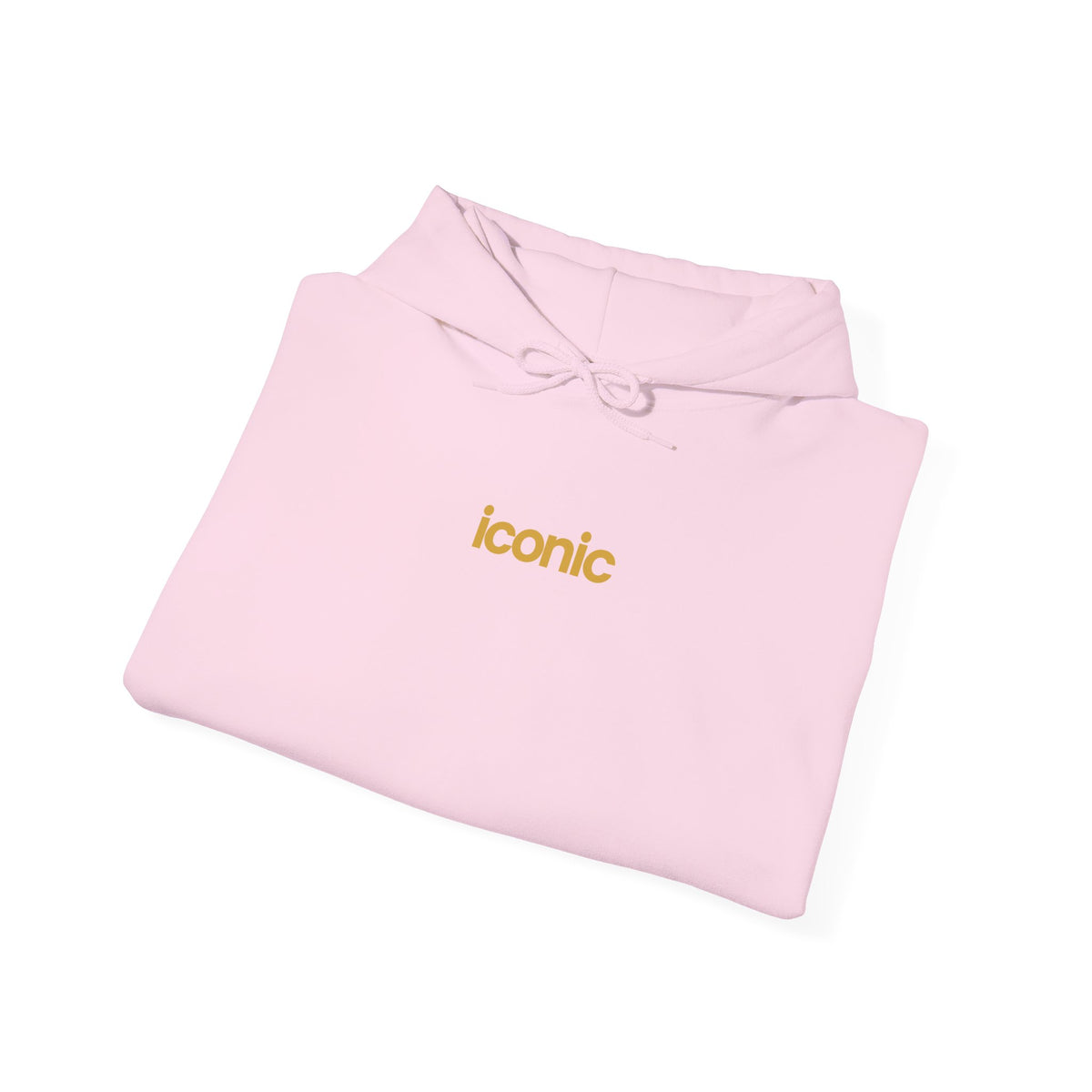 Front detail · Light Pink · Unisex Heavy Blend™ Hooded Sweatshirt