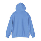 Back with hood up · Carolina Blue · Unisex Heavy Blend™ Hooded Sweatshirt