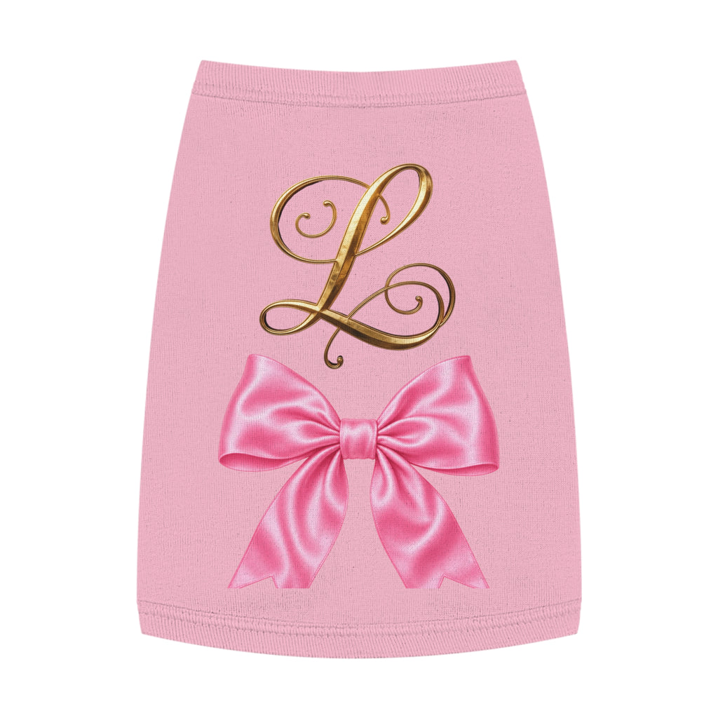 Printed side · Pink · Pet Tank Top