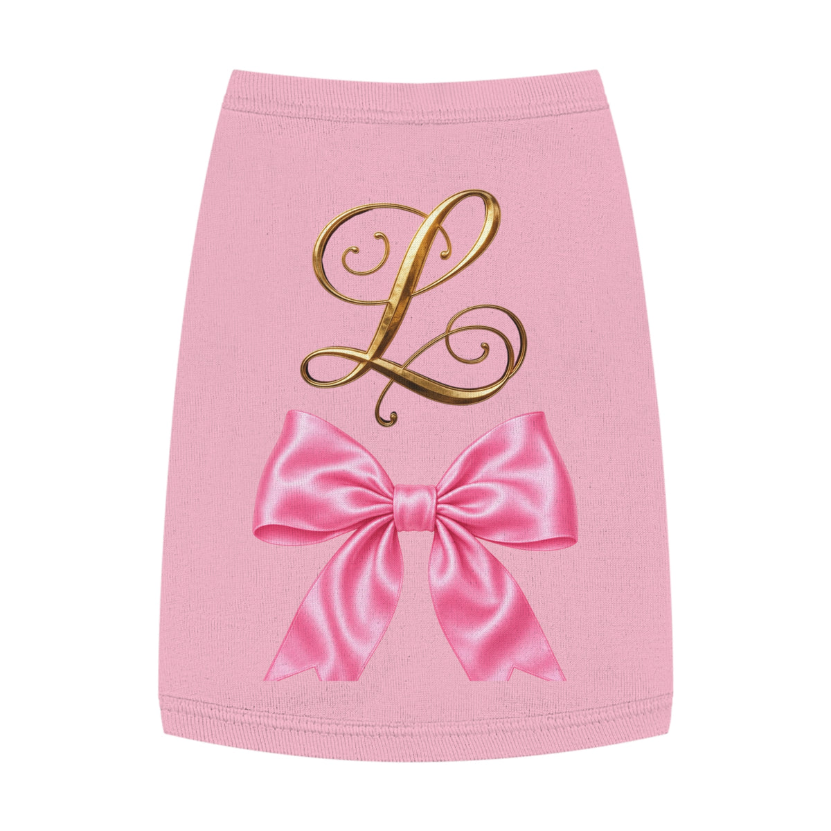 Printed side · Pink · Pet Tank Top